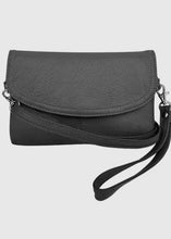 Load image into Gallery viewer, Leather Convertible Crossbody Clutch