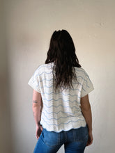 Load image into Gallery viewer, Seaside Scallop Striped Knit Sweater