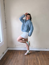 Load image into Gallery viewer, Just Black Denim Crisp Summer White Bermuda Shorts