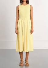 Load image into Gallery viewer, Sunlit Smocked Midi Dress