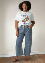 Load image into Gallery viewer, Extended Size Harbor Stripe Barrel Pants
