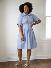 Load image into Gallery viewer, Extended Classic Gingham Smocked Mini Dress