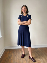 Load image into Gallery viewer, Button Detail Ribbed Knit Dress