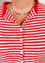 Load image into Gallery viewer, Millie Jane Cardigan | Red Stripe
