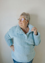 Load image into Gallery viewer, Cloud Sherpa Pullover | Light Blue