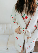 Load image into Gallery viewer, Cherry Print Microfiber Robe