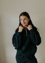 Load image into Gallery viewer, Saturday 1/4 Zip Sweatshirt | Black