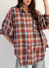Load image into Gallery viewer, Harper Plaid Flannel Shirt