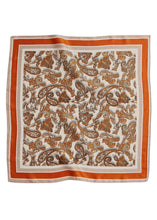 Load image into Gallery viewer, Retro Paisley Print Scarf | Rust