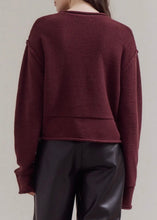 Load image into Gallery viewer, Rolled Edge Detail Long Sleeve Top