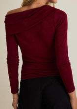 Load image into Gallery viewer, Off-Shoulder Long Sleeve Top