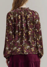 Load image into Gallery viewer, Woodland Blooms Ruffle Blouse