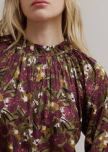 Load image into Gallery viewer, Woodland Blooms Ruffle Blouse