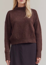 Load image into Gallery viewer, Deep Bronze Mock Neck Sweater