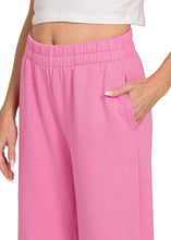 Load image into Gallery viewer, Pink Scuba High Neck Half Zip Top & Pants Set