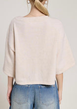 Load image into Gallery viewer, Oatmeal Short Sleeve Boxy Knit Cardigan