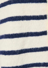 Load image into Gallery viewer, Ivory and Navy Stripe Cardigan