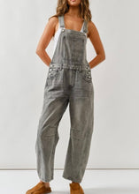 Load image into Gallery viewer, Slouchy Relax Fit Denim Overall