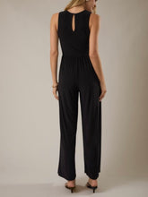 Load image into Gallery viewer, Effortless Black Wide Leg Jumpsuit