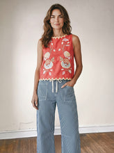 Load image into Gallery viewer, Coral Garden Embroidered Tank
