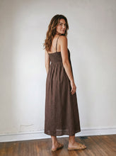 Load image into Gallery viewer, Chocolate Grove Pintuck Midi Dress