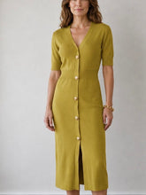 Load image into Gallery viewer, Golden Hour Sweater Dress
