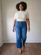 Load image into Gallery viewer, Extended Size Madison Mock Neck Sweater Top
