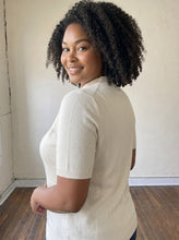 Load image into Gallery viewer, Extended Size Madison Mock Neck Sweater Top