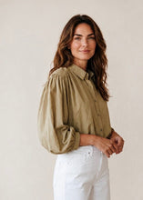 Load image into Gallery viewer, Olive Grove Cotton Button Down
