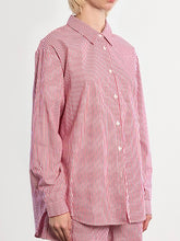 Load image into Gallery viewer, Red Stripe Button Down Shirt