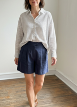 Load image into Gallery viewer, Striped Relaxed Button Up Blouse