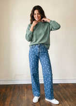 Load image into Gallery viewer, Vintage Wash Cotton Tee | Dusty Green