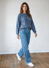 Load image into Gallery viewer, Vintage Wash Cotton Tee | Navy