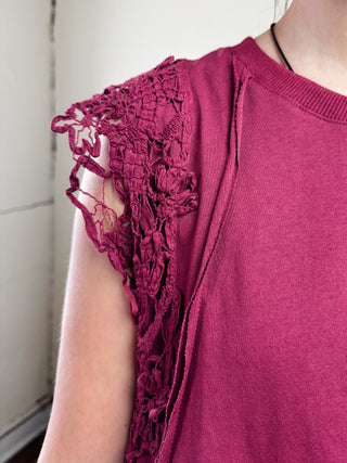 Romantic Lace Ruffle Top