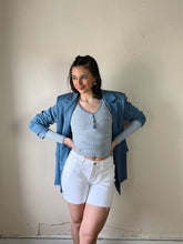 Load image into Gallery viewer, Double Breasted Oversized Woven Blazer
