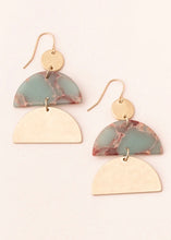 Load image into Gallery viewer, Stone Half Moon Earring
