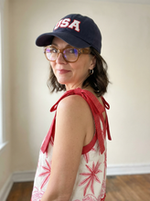 Load image into Gallery viewer, USA Patched Cotton Baseball Cap
