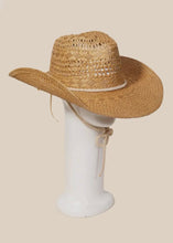 Load image into Gallery viewer, Straw Weave Cowboy Hat
