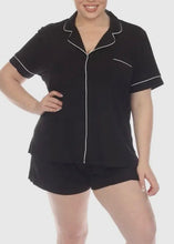 Load image into Gallery viewer, Extended Short Sleeve Bamboo Pajama Set
