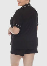 Load image into Gallery viewer, Extended Short Sleeve Bamboo Pajama Set
