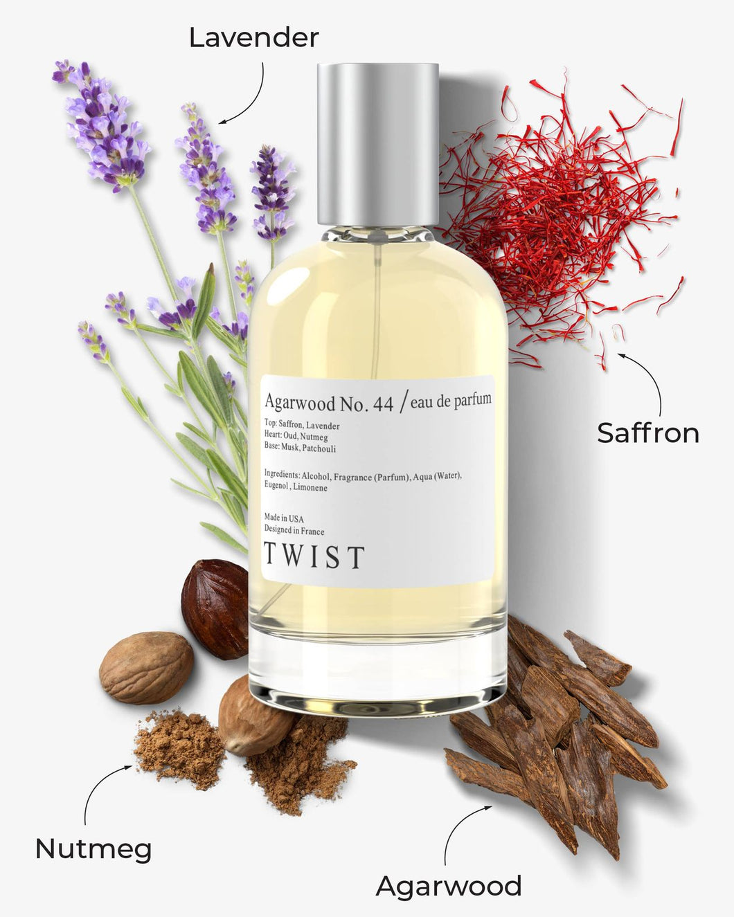 Twist Agarwood No 44 Inspired By Oud For Greatness Perfume