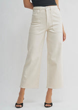Load image into Gallery viewer, Just Black Denim Cargo Pocket Wide Leg Jean
