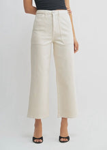 Load image into Gallery viewer, Just Black Denim Cargo Pocket Wide Leg Jean
