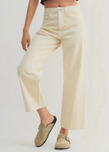 Load image into Gallery viewer, Just Black Cream Barrel Jean
