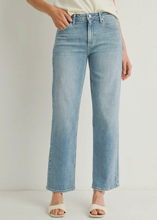 Just Black Denim Stretchy Straight Jeans