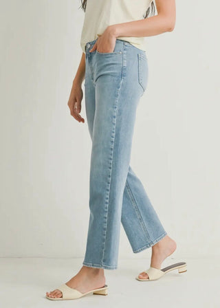 Just Black Denim Stretchy Straight Jeans