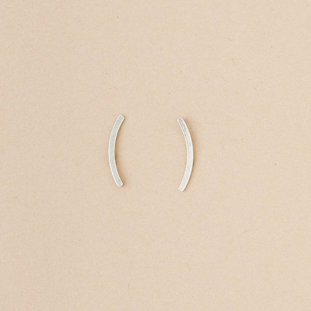 Comet Curve Refined Earring