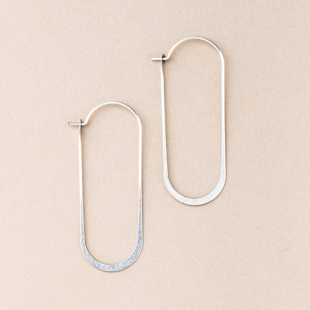 Cosmic Oval Refined Earring