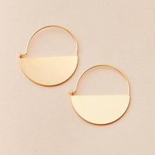 Load image into Gallery viewer, Lunar Hoop Refined Earring
