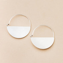 Load image into Gallery viewer, Lunar Hoop Refined Earring
